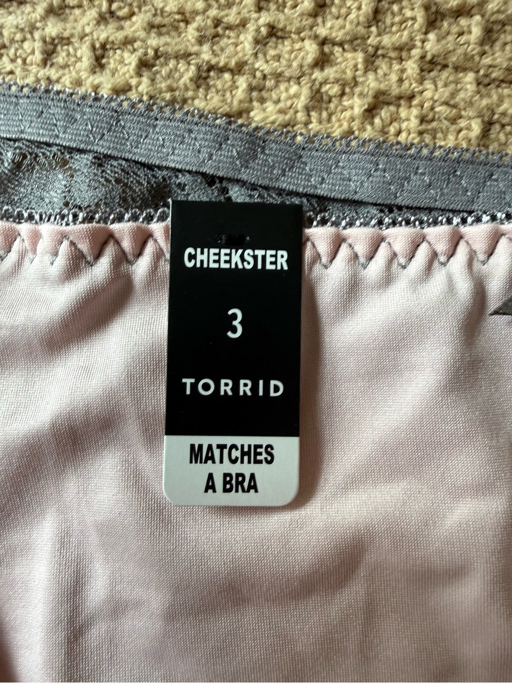 NWT 2 pair torrid size 3 cheekster lace panties - Picture 7 of 8